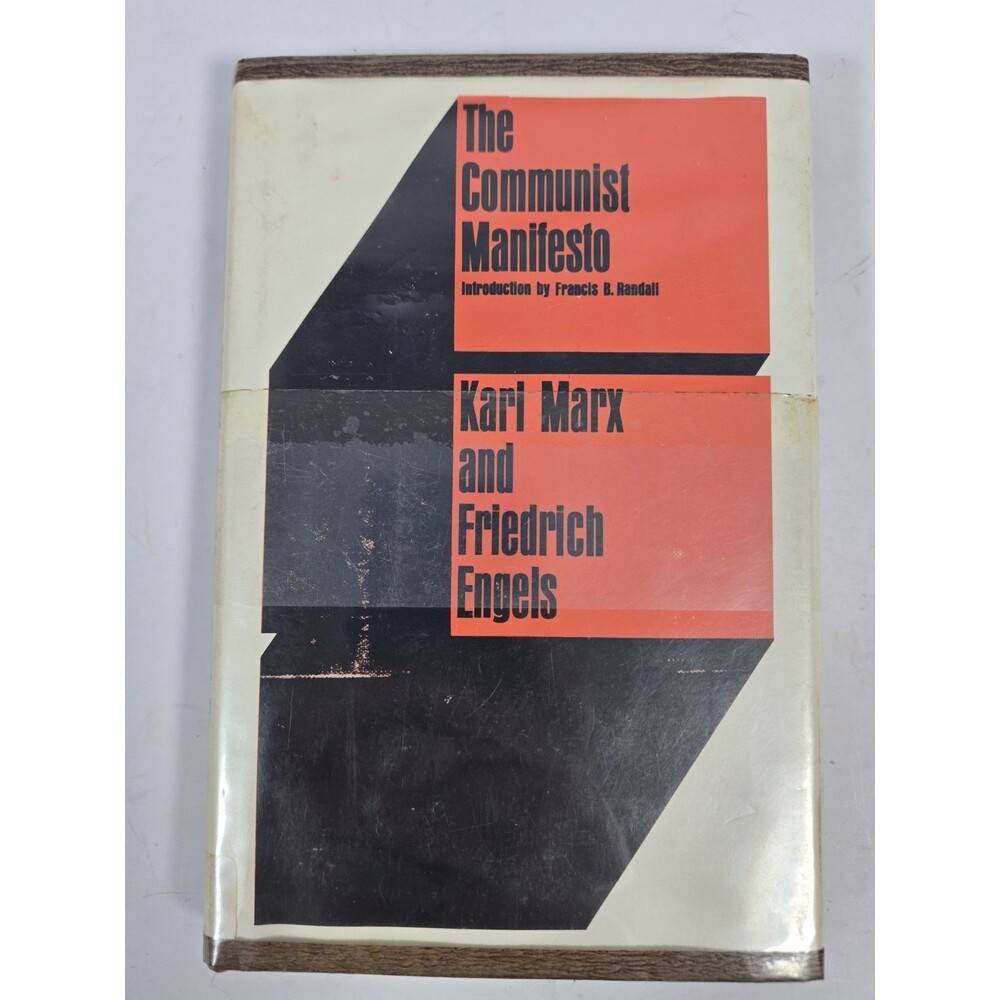1965 The Communist Manifesto Marx Engels Hardcover 2nd Printing Dust Jacket
